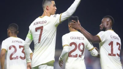 Ronaldo Kembali Gemilang: Brace Penentu 5‑2 Al‑Nassr Atas Al‑Najma, Poin Tiga Membawa Mereka Jauh di King Cup