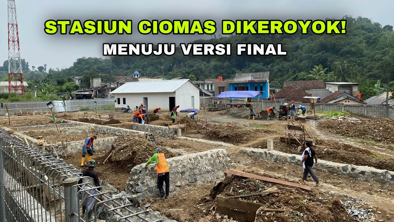 Stasiun Ciomas Rancamaya Siap Jadi Gerbang Baru, Memperpendek Jarak Bogor–Bandung