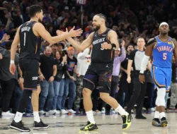 Suns vs Thunder: Kejang-kejang di Game 2 Bikin Suns Terpuruk, Booker Meledak & Williams Cedera