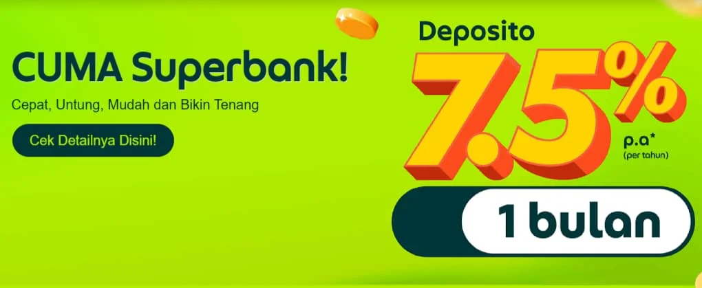 Superbank Pertahankan Suku Bunga Deposito di 7,5%: Alasan dan Dampaknya