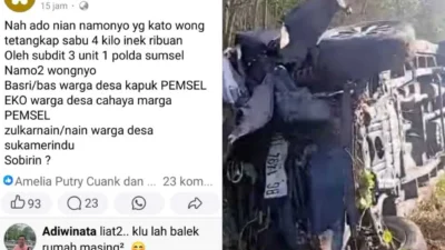 Terungkap! Begini Nasib Penggali Sabu yang Buang 17 Paket di Mobil Polisi Ogan Ilir