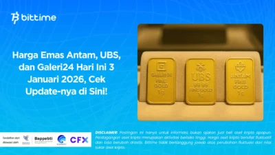 Update Harga Emas Hari Ini (9/4): Antam, Galeri24, dan UBS Kompak Meroket
