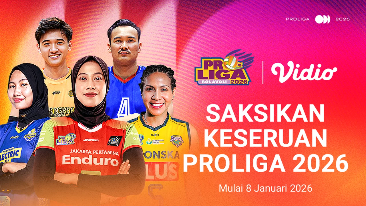 Vidio.com Jadi Pusat Hiburan: Live La Liga, Proliga 2026, dan Drakor Thriller Eksklusif