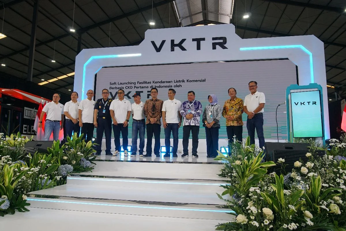 VKTR Naik 5,98 Persen Usai Pabriknya Diresmikan Pemerintah