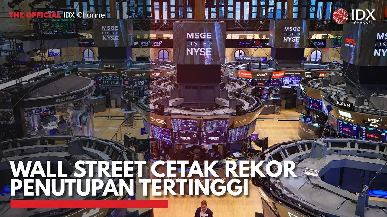 Wall Street Cetak Rekor, Risiko Geopolitik Masih Menghantui