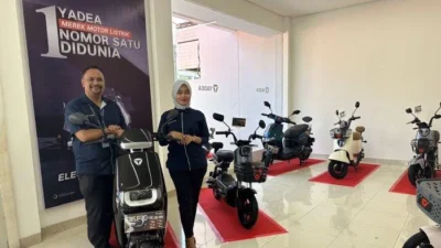Yadea Osta Resmi Hadir di Indonesia: Motor Listrik 150 km Jarak Tempuh, Harga Mulai Rp 19 Juta!
