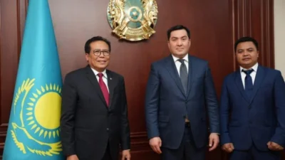 Airlangga Temui PM Kazakhstan, Kerja Sama Energi dan Digital Mengemuka