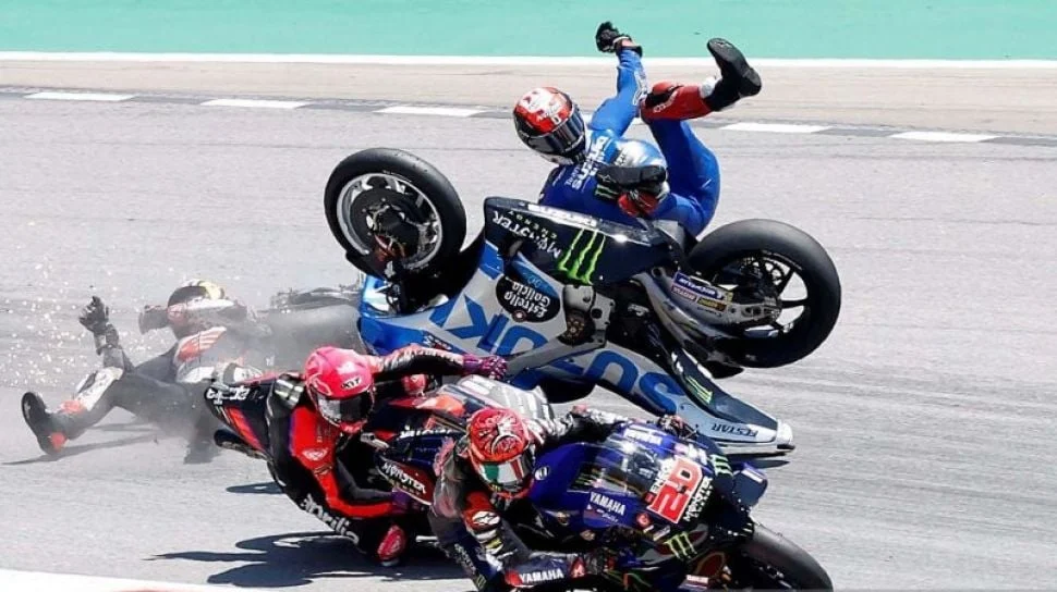 Alex Rins Merasakan Jantung Berhenti Setelah Melihat Kecelakaan Horor Alex Marquez di MotoGP