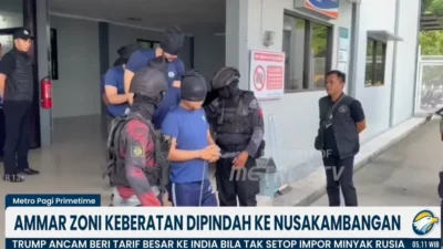 Ammar Zoni Dijatuhi Hukuman 7 Tahun Penjara, Kembali ke Lapas Nusakambangan