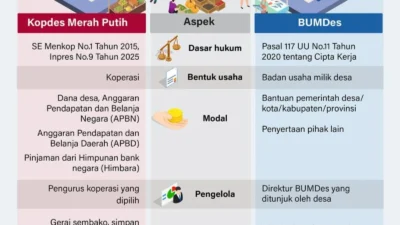 APBN Biayai Gaji Pegawai Kopdes Merah Putih Selama 2 Tahun
