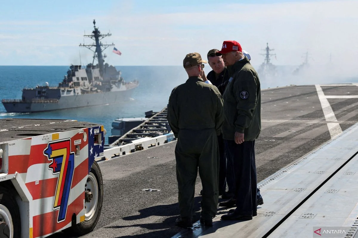 AS Tambah Kapal Induk di Timur Tengah, Trump Tuduh Angkatan Laut Seperti Perompak