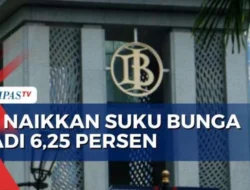 Bank Indonesia Naikkan Suku Bunga Jadi 5,25 Persen