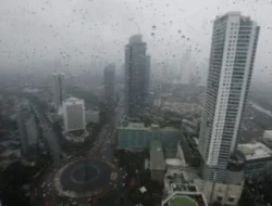 BMKG: Waspada Hujan Lebat di Jakarta Malam Ini