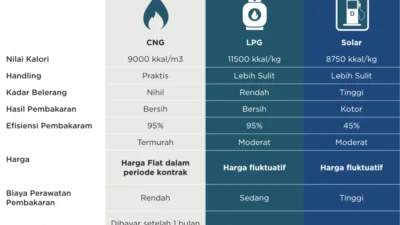 CNG Dijadikan Alternatif Energi Rumah Tangga yang Aman
