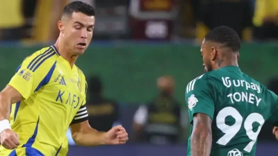 Cristiano Ronaldo Dikejar Ivan Toney di Piala Emas Saudi Pro League