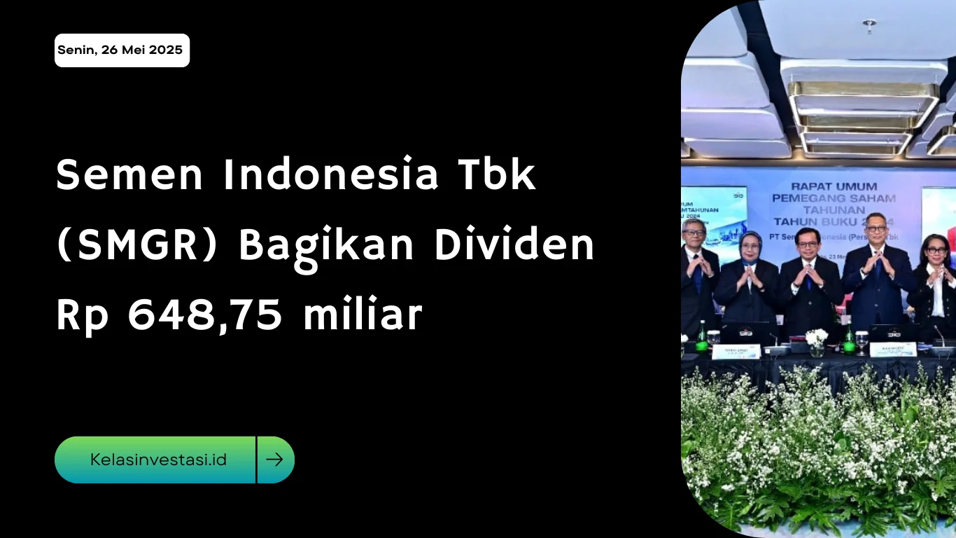 Danantara Kantongi Rp96,9 Miliar Dividen SMGR, Begini Kondisi Laba SIG