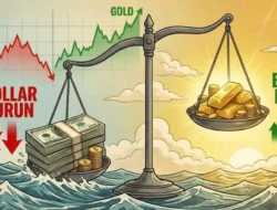 Dolar AS Melemah, Harga Emas Dunia Naik Tipis