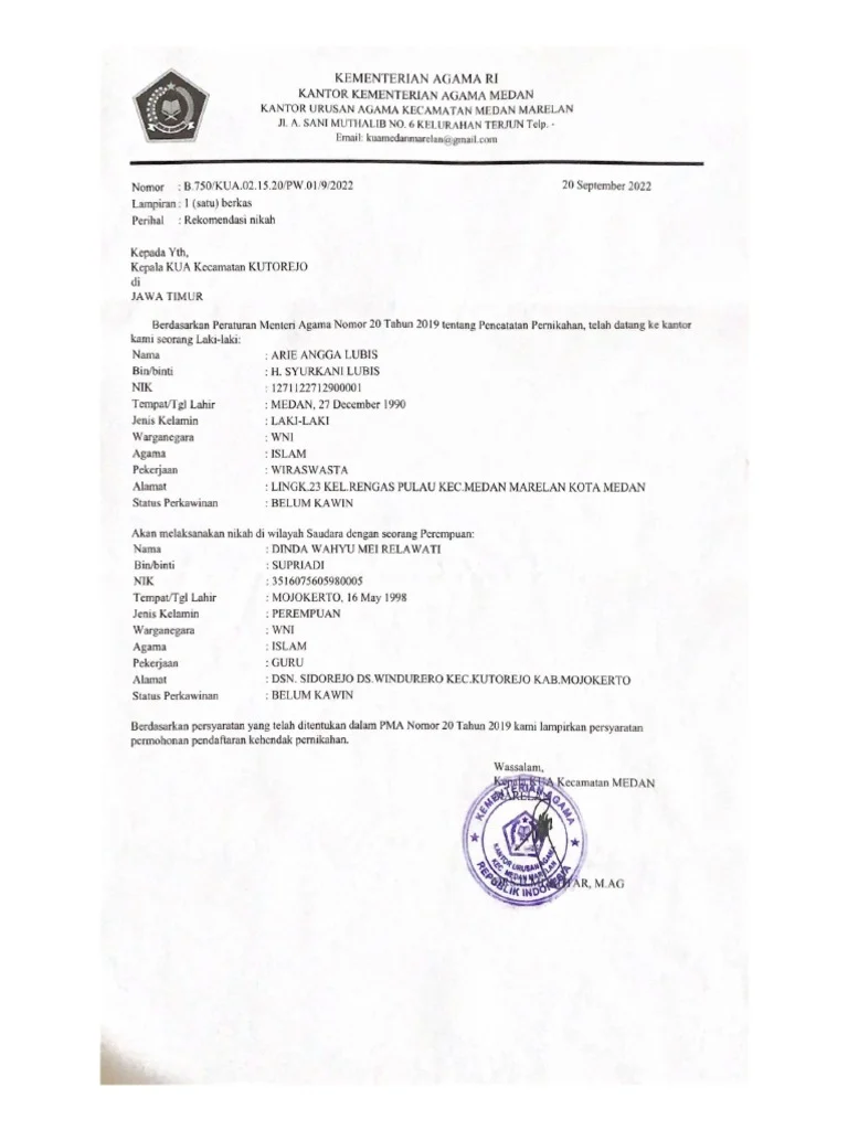 Eksklusif: Cara Ajukan Surat Rekomendasi Nikah ke KUA dan Mengapa El Rumi Pilih Akad Sederhana di Luar Jakarta