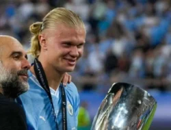 Erling Haaland Isyaratkan Masa Depan di Manchester City, Pep Guardiola Tetap Bahagia