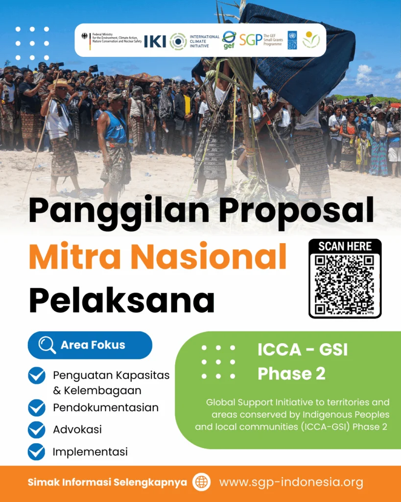 GEF-SGP Indonesia Buka Hibah untuk Konservasi Wilayah Kelola Masyarakat Adat
