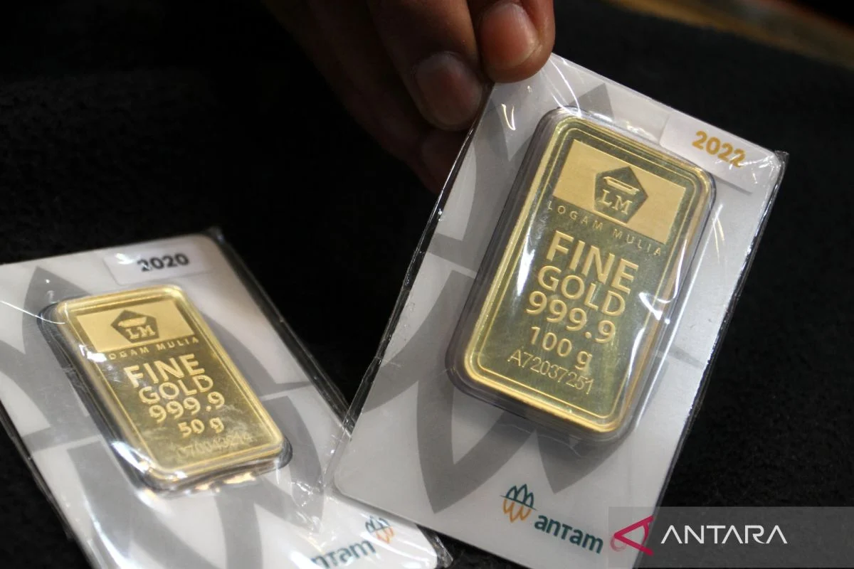 Harga Emas Antam Meroket Rp40 Ribu, Segram Jadi Rp2.859.000