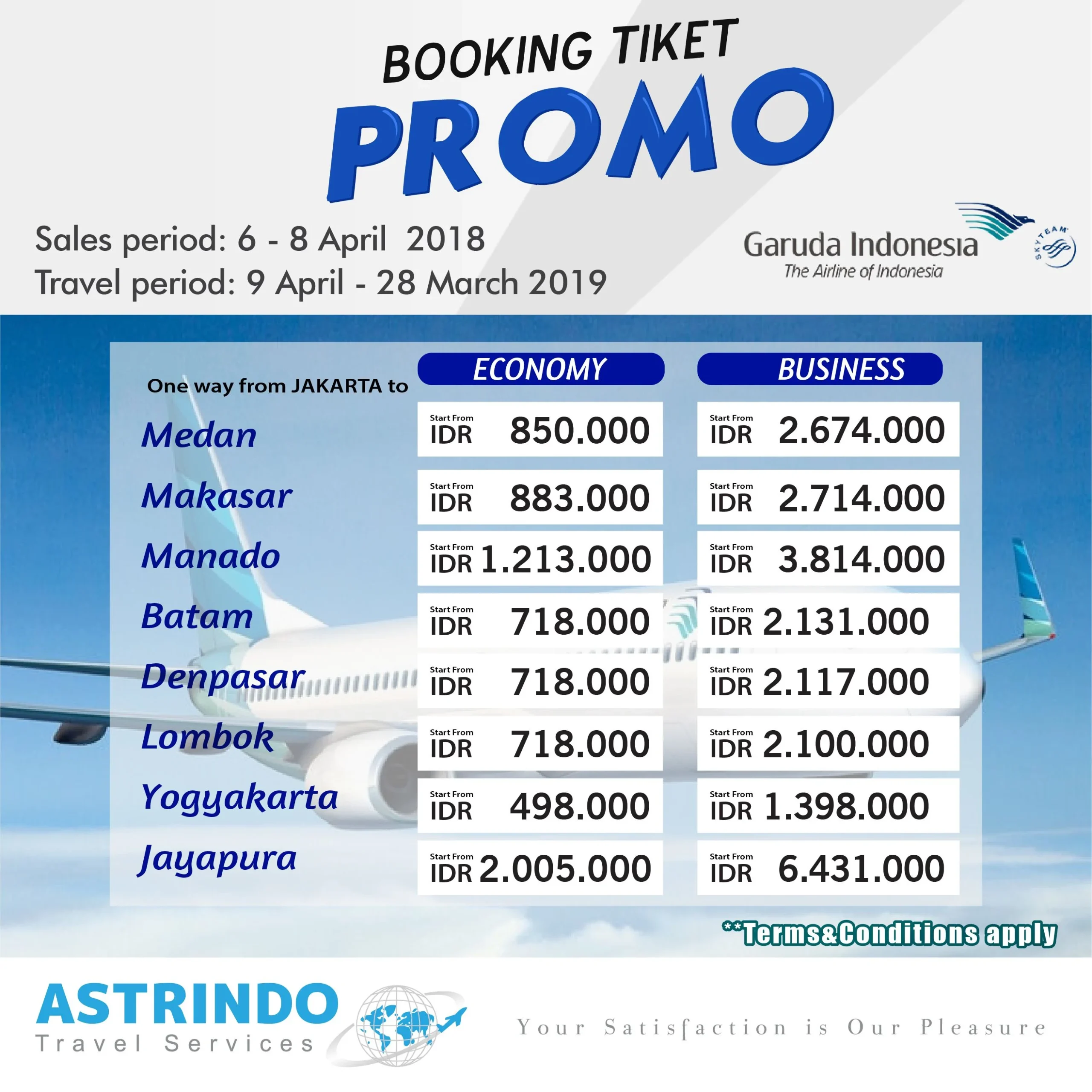 Harga Tiket Pesawat Naik, MSIG: Asuransi Perjalanan Tetap Tumbuh