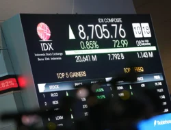 IHSG Ditutup Naik ke 7.057, BRPT hingga AMMN Dorong Lonjakan