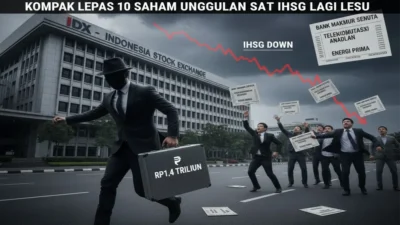 IHSG Jebol 6.700, Asing Lepas Rp1,35 Triliun, Senin Masih Rawan?
