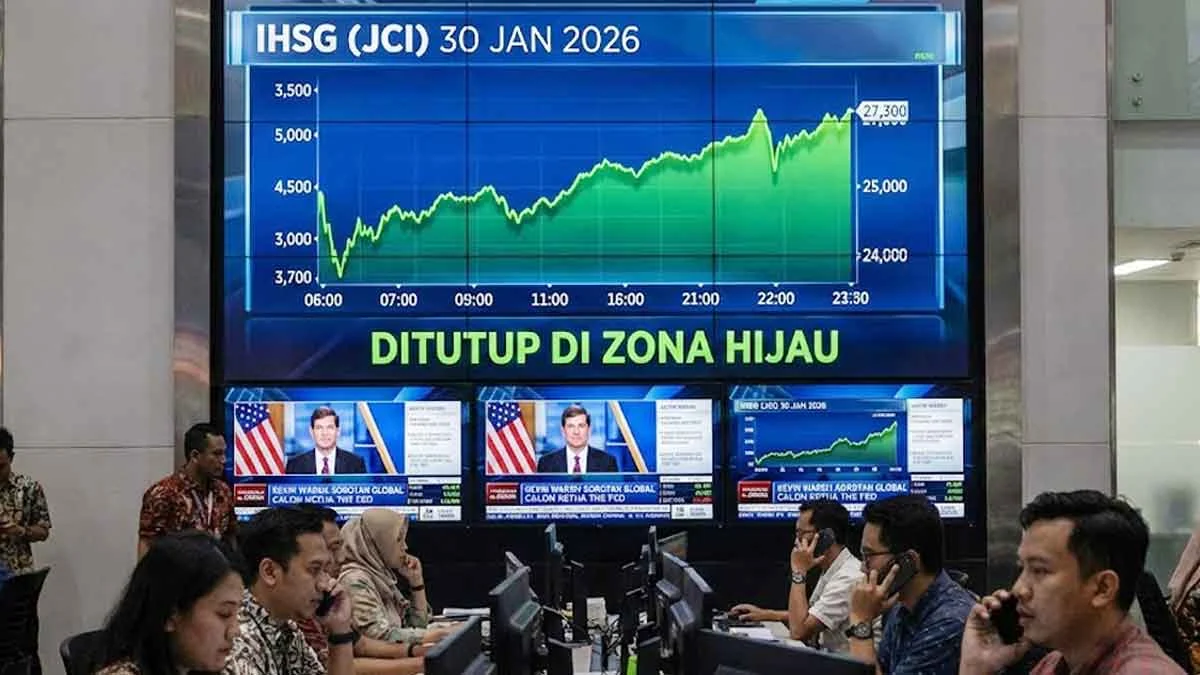 IHSG Merosot ke 6.130, BRPT dan TPIA Masih Bertahan di Zona Hijau