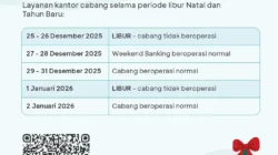 Jadwal Operasional BCA saat Libur dan Cuti Bersama Hari Kenaikan Yesus Kristus
