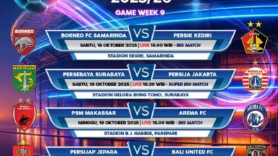 Jadwal Pekan Ke-26 Super League: Laga Besar Persib vs PSM