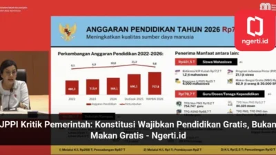 JPPI Kritik Pemerintah Soal MBG: Makan Gratis Bukan Program Pendidikan