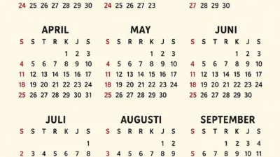 Kalender 2026: Semua Tanggal Penting, Libur Nasional, Festival Internasional, dan Agenda Pendidikan Global