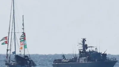 Kapal Global Sumud Flotilla D Dicegat 'Israel', Aktivis Ditodong Senjata