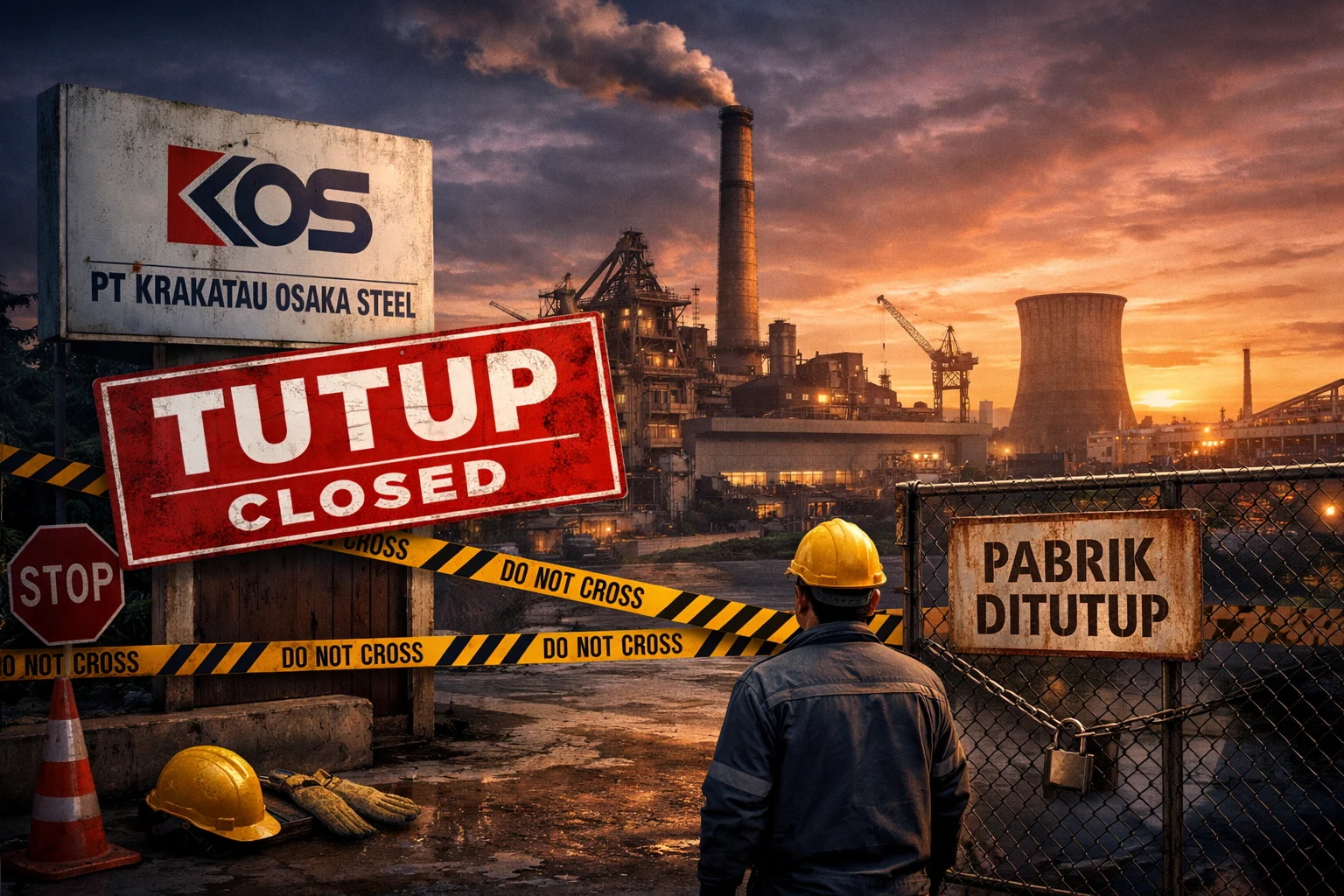 Krakatau Osaka Steel Tutup, Dihantam Baja Impor Murah