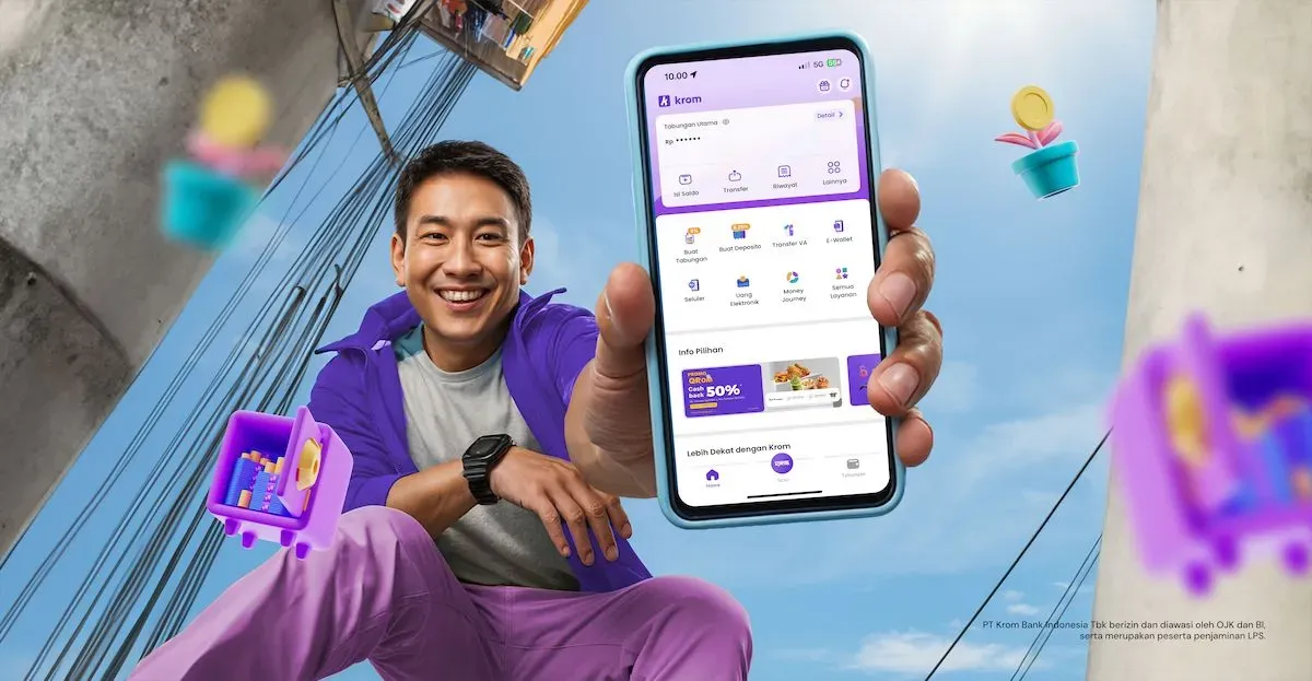 Krom Bank Tahan Laba 2025 untuk Perkuat Ekspansi Bisnis