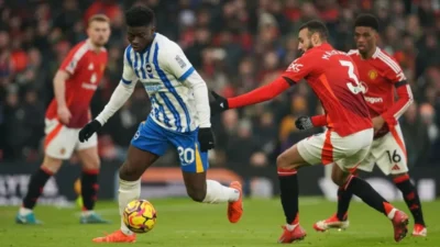 Laga Manchester United vs Brighton & Hove Albion, Pertarungan Sengit di Premier League