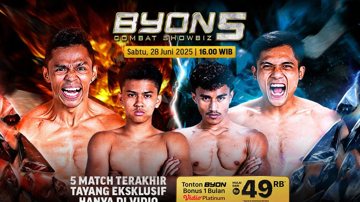 Link Nonton Byon Combat Showbiz 7 Hari Ini 24 April 2026: Jadwal Lengkap Fight Card