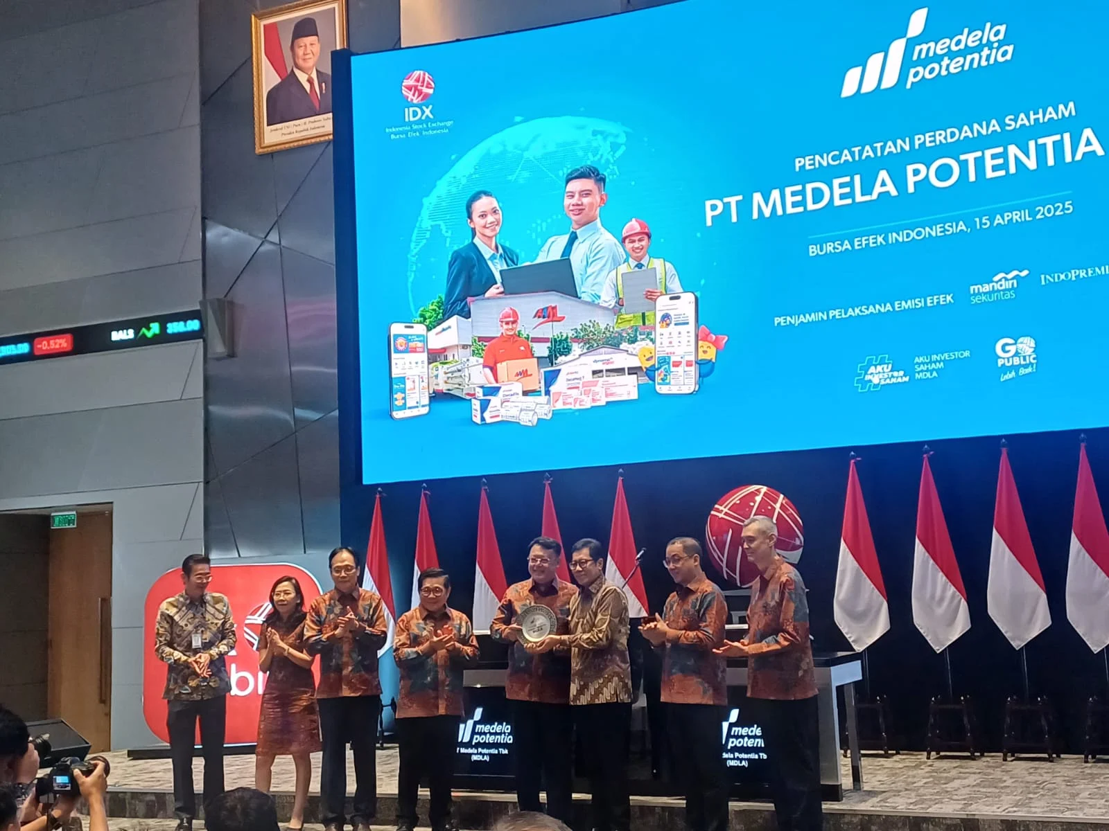 MDLA Lepas Aset Tanah Rp11,9 Miliar, Saham Malah Ambles