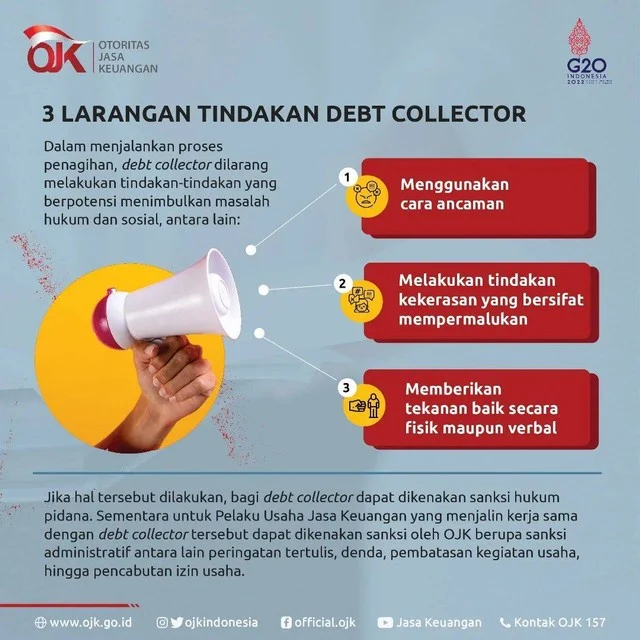 OJK Bahas Aturan Grup Keuangan, Bankir Respon Tegas Terhadap Praktik Debt Collector