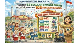 Pemprov DKI Jakarta Gratiskan 103 Sekolah Swasta dengan Anggaran Rp253,6 Miliar