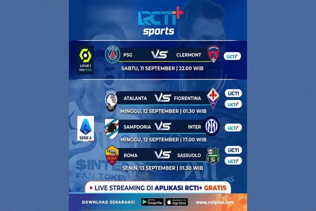 RCTI Live Hadirkan Pertandingan Sepak Bola dan Balap Mobil Listrik