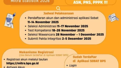 Rekrutmen Mitra Statistik BPS 2026: Syarat, Cara Daftar, dan Gaji