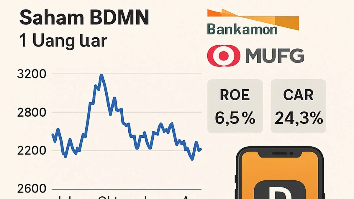 Saham BDMN Bergejolak Setelah Pengumuman Integrasi dengan MUFG