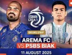 Saksikan Live Indosiar: Kisah Nyata Spesial dan Pertandingan PSBS Biak vs Arema FC