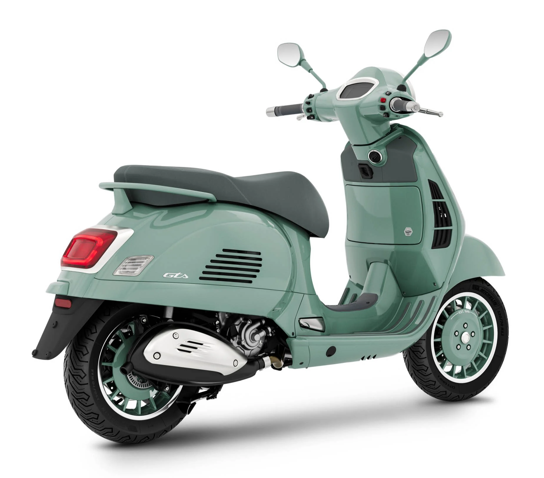 Skuter Ikonik Vespa GTS 80TH, Ini Detail Menariknya