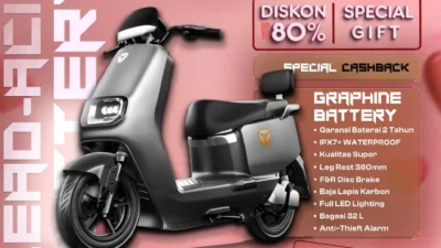 Top Gun! Motor Listrik Yadea E8S Pro Tandang Jarak 156 km dengan Fitur Keamanan Canggih