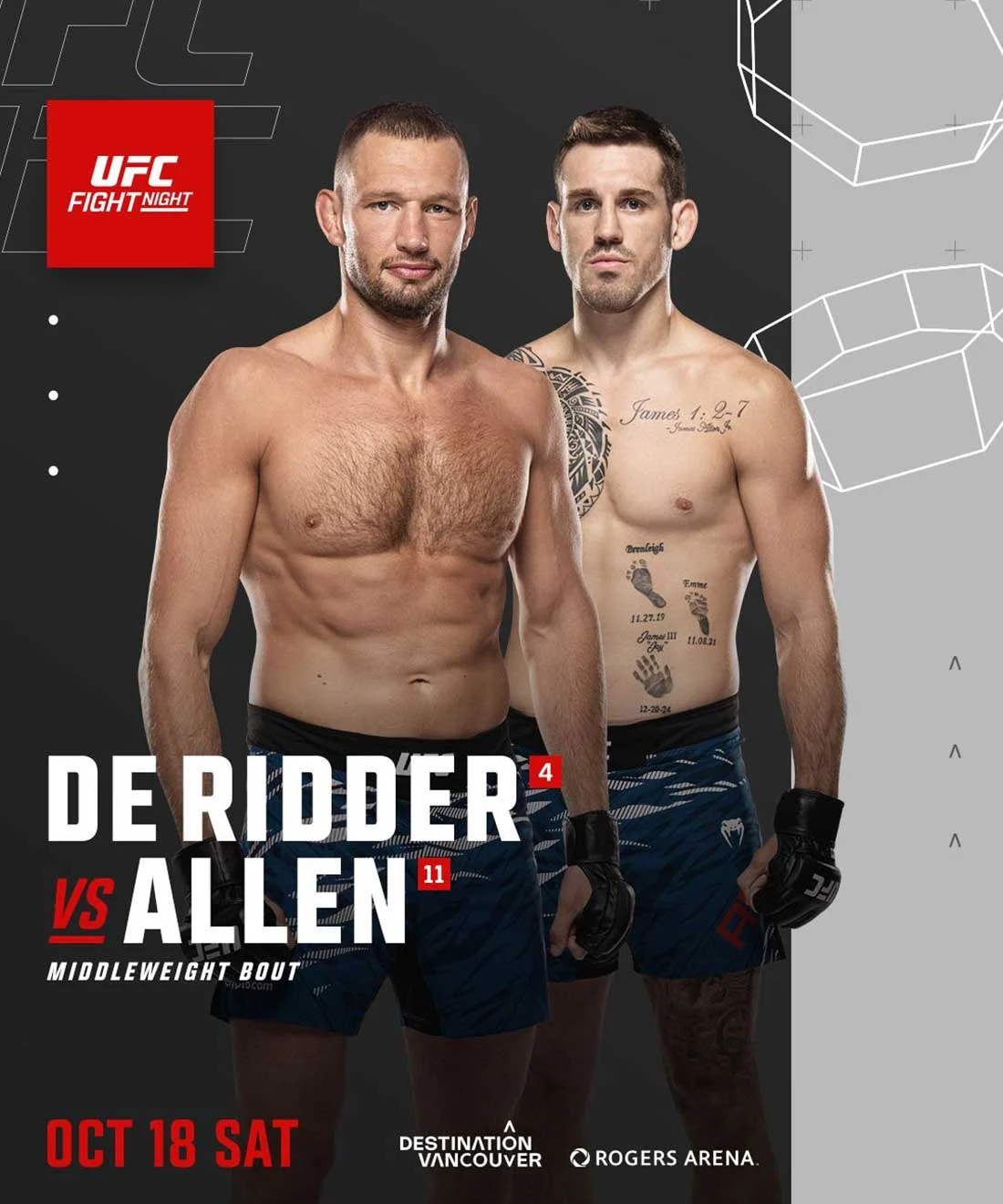 UFC Fight Night: Costa vs. Allen, Kesempatan Emas untuk Memprediksi dan Memenangkan Taruhan