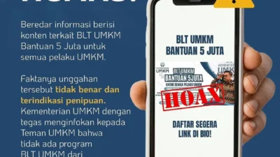 Waspada Hoaks BLT UMKM, Simak Informasi Resmi dan Tips Membedakannya