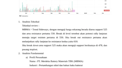 14 Analis Rekomendasikan Buy MBMA, Perhatikan Area Koleksi Ideal